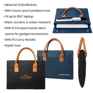15.6" Oxford Water Repellent Laptop Pouch 12